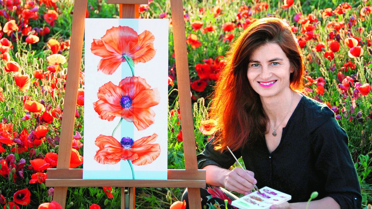 Botanická malířka Pavlína Kourková: Snažím se vystihnout krásu rostliny